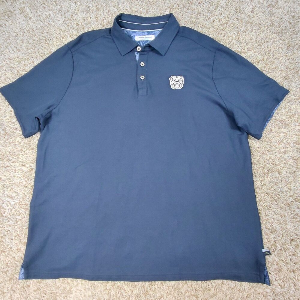 Tommy Bahama Butler Bulldogs Island Zone Polo Shirt 2XL XXL Navy Blue